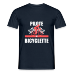 T-shirt homme - Pilote de bicyclette