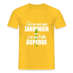 T-shirt homme - J'ai une belle asperge