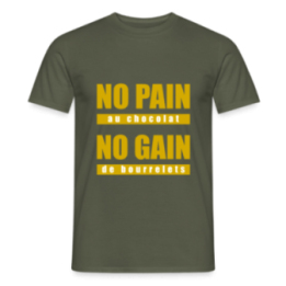T-shirt homme - No pain au chocolat