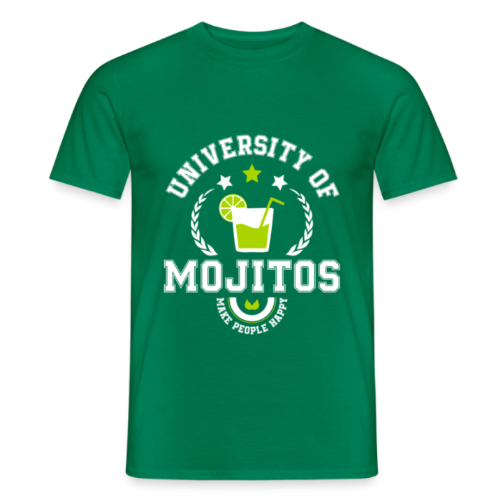 T-shirt homme - University of mojitos - vert - front