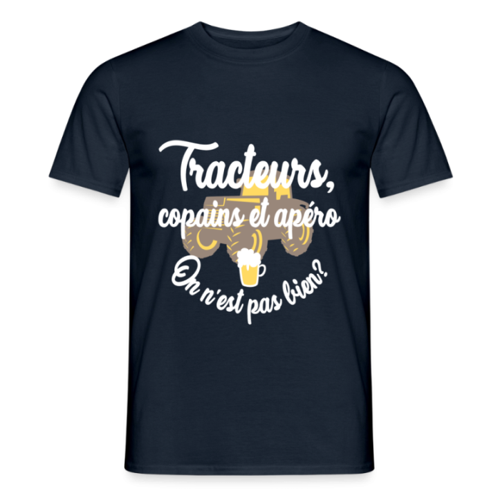  copains et apéro - noir - front