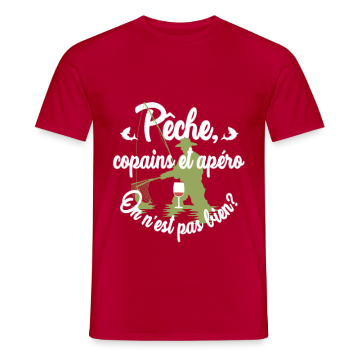 T-shirt homme - Pêche