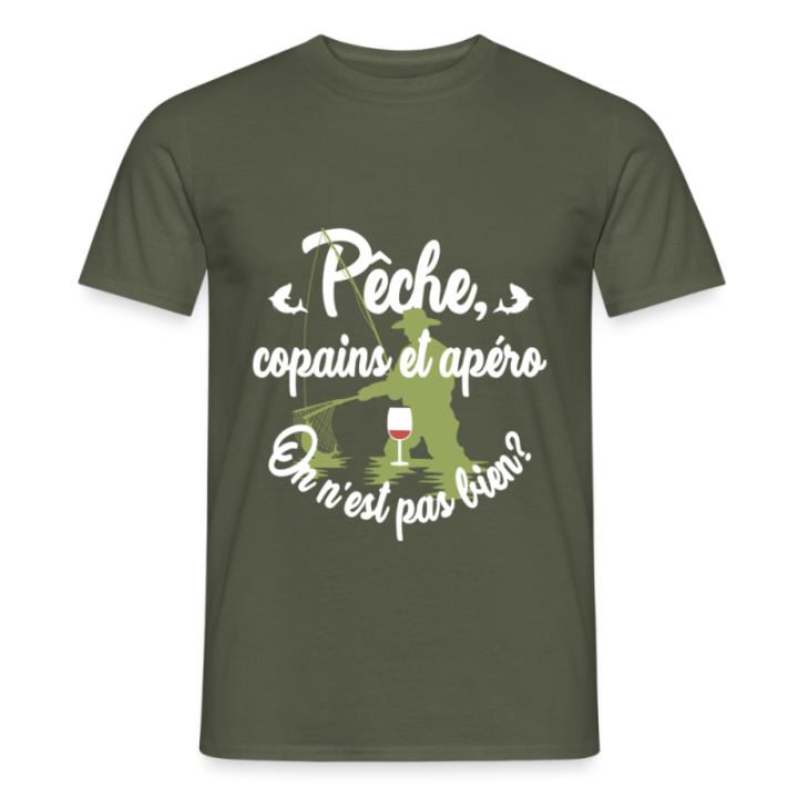T-shirt homme - Pêche
