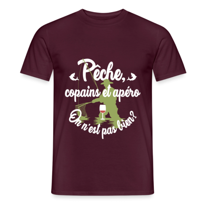 T-shirt homme - Pêche