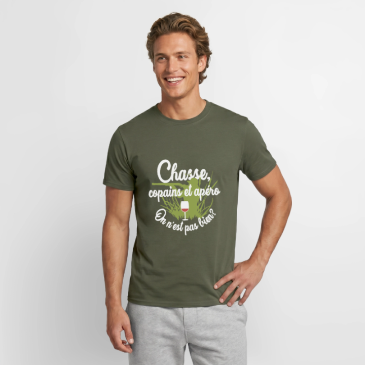  copains et apéro - vert militaire - front
