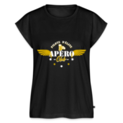 T-shirt à manches retroussées femme - Apéro club