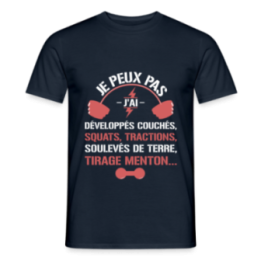 T-shirt homme - Je peux pas