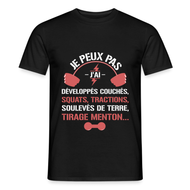 T-shirt homme - Je peux pas