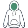 Hoodie - Sweat-shirt contrasté