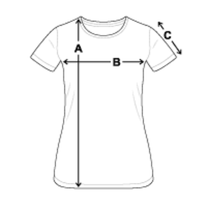 tailles t-shirt premium femme